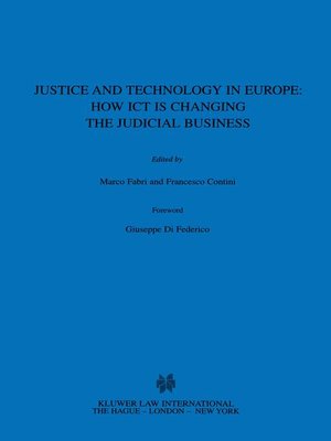 cover image of Justice and Technology in Europe